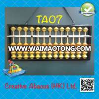 13 Rods Yellow Beads New Design Teacher Wooden Abacus Soroban