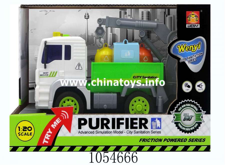 2017 Friction Car Toy Garbage Truck Car (1054666)