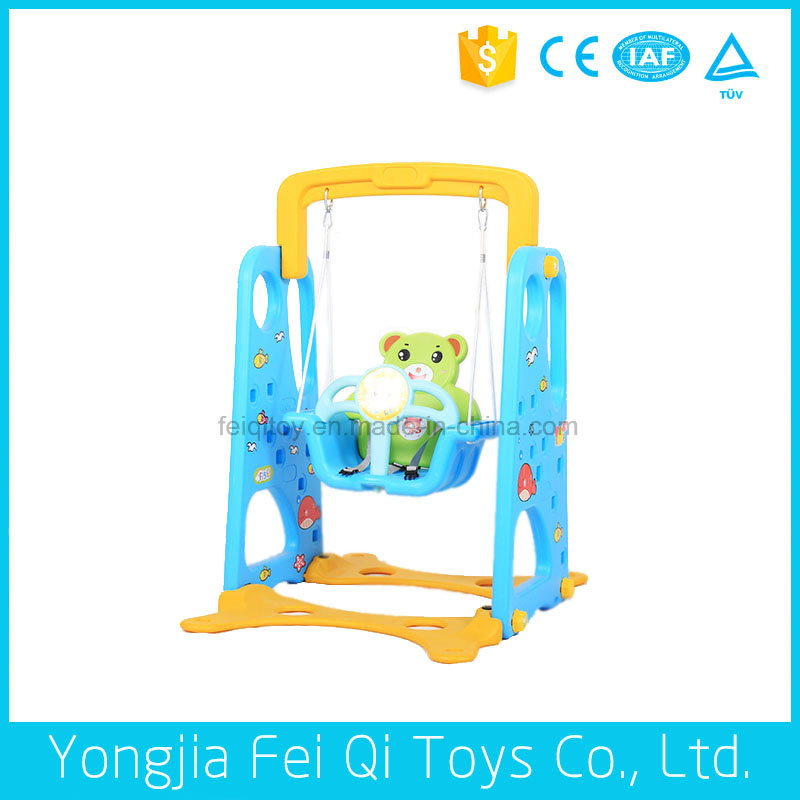 Indoor Playground Gift Toy Bear Plastic Multifunctional Swing for Kids