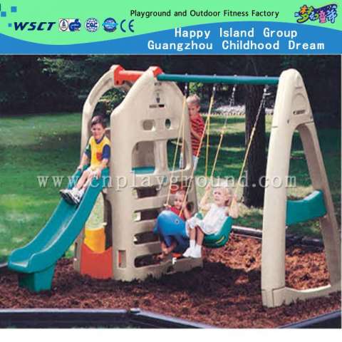 Plastic Toy Swing and Slide Playground for Kid (M11-09302)